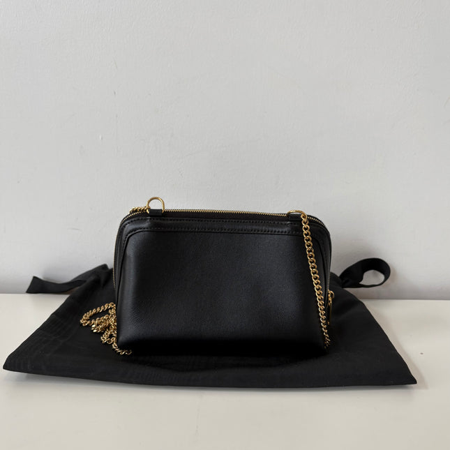 Sac Celine Clutch cuir noir