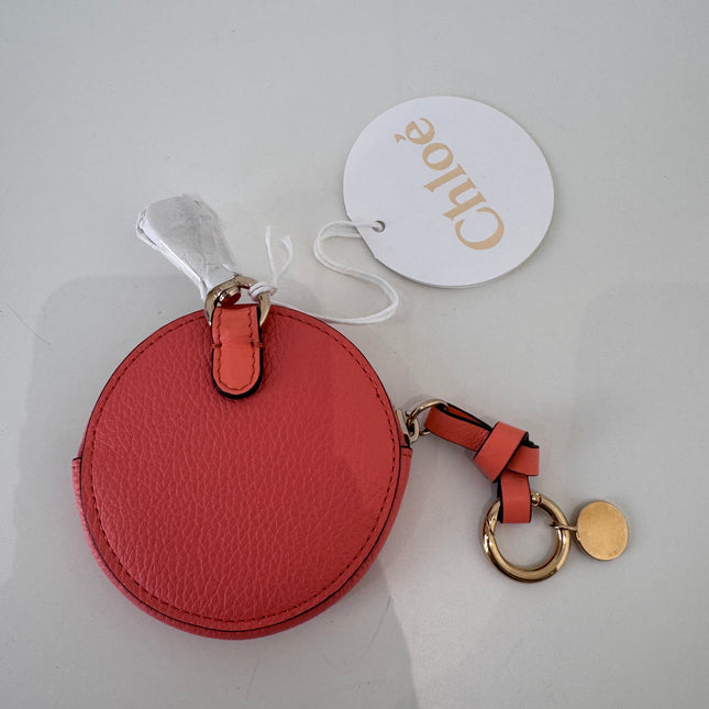 Porte monnaie Chloé corail