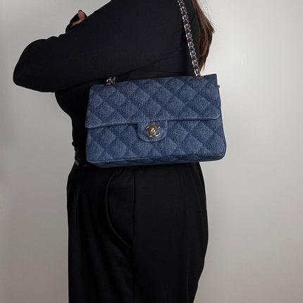 Sac Timeless Chanel Bleu Jean