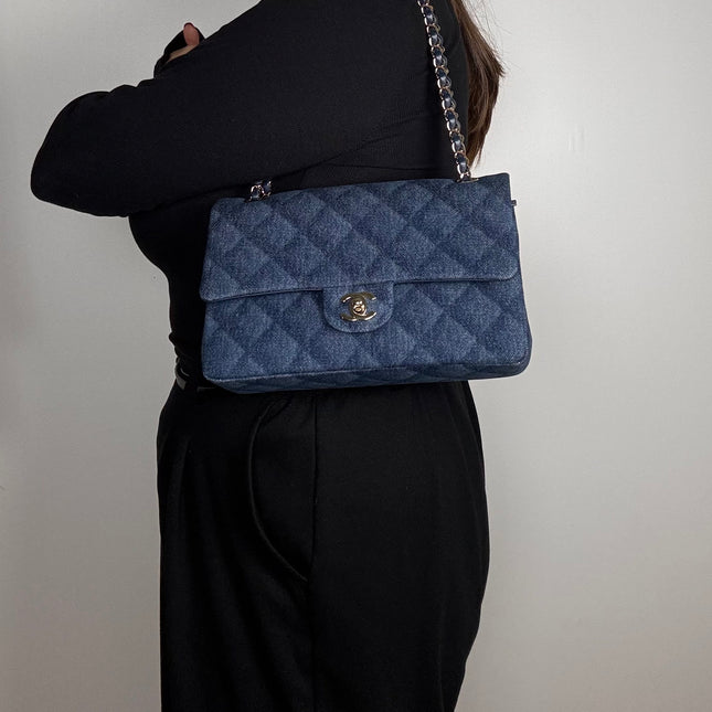 Sac Timeless Chanel Bleu Jean