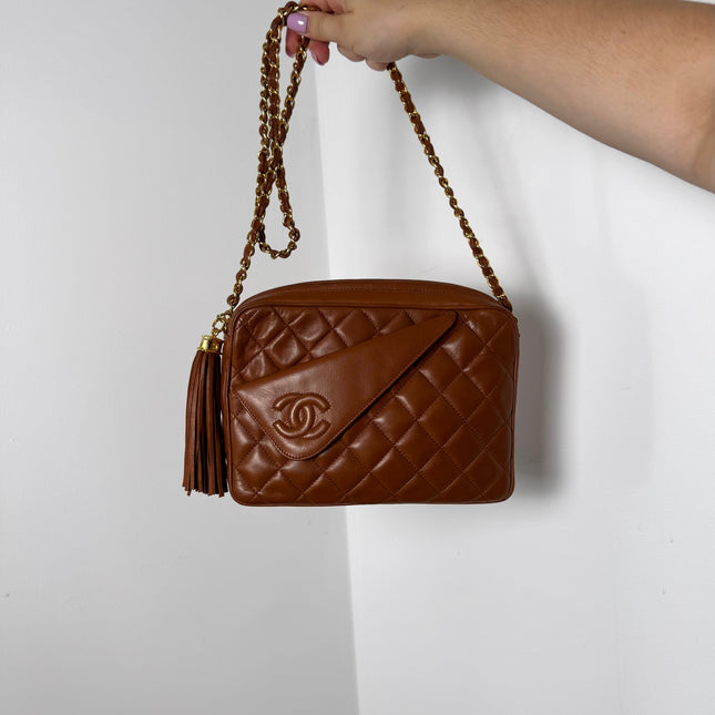 Sac Chanel Caméra caramel