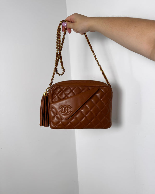 Sac Chanel Caméra caramel