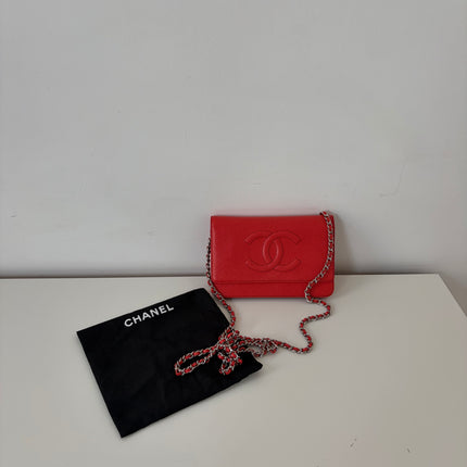 Sac Chanel Wallet on chain Corail