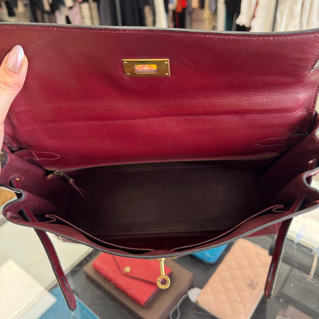 Sac Kelly 32 Hermès Rouge H