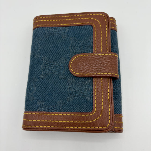 Portefeuille Céline toile jean