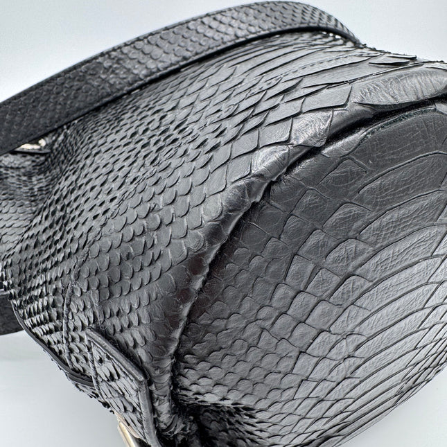 Sac Saint Laurent Rider Python