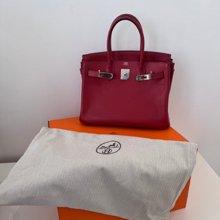Sac Hermès Birkin 30 rouge piment