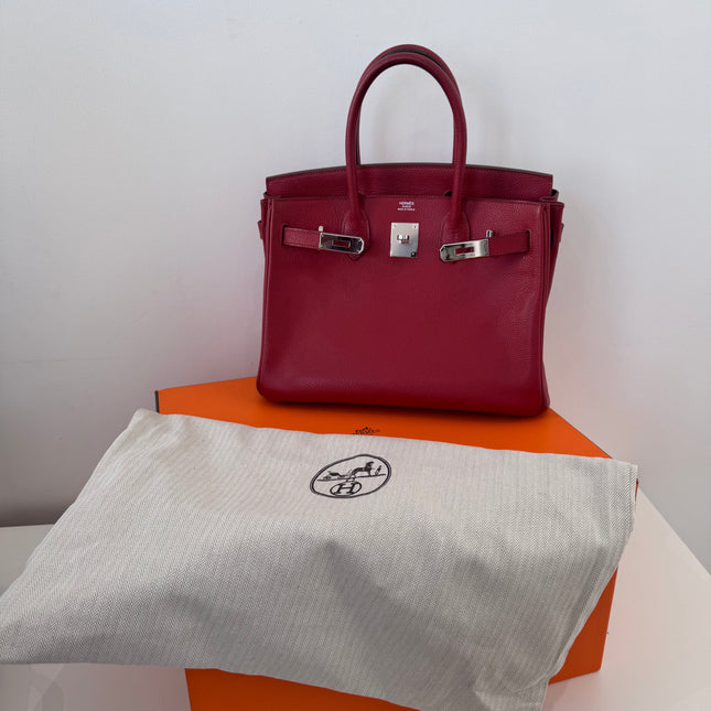 Sac Hermès Birkin 30 rouge piment