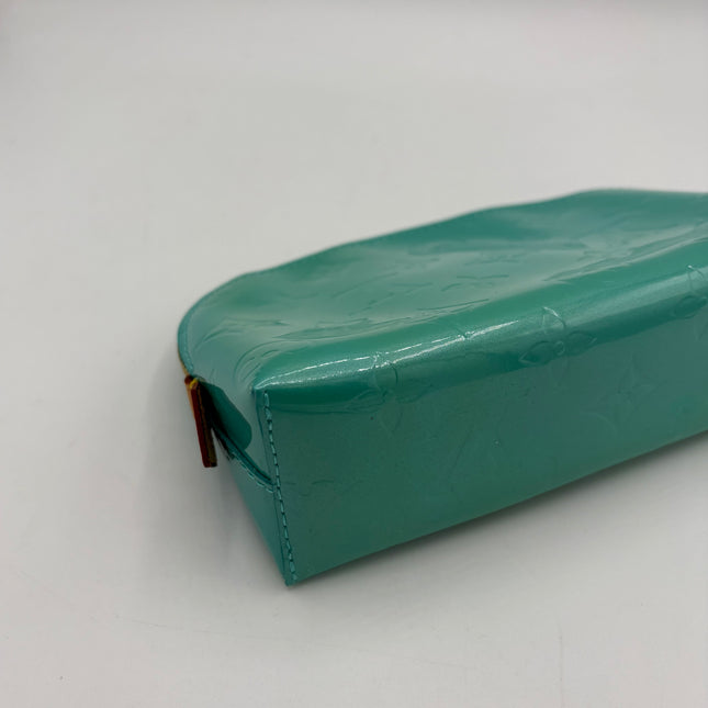 Trousse cosmétique Louis Vuitton vert d’eau pm
