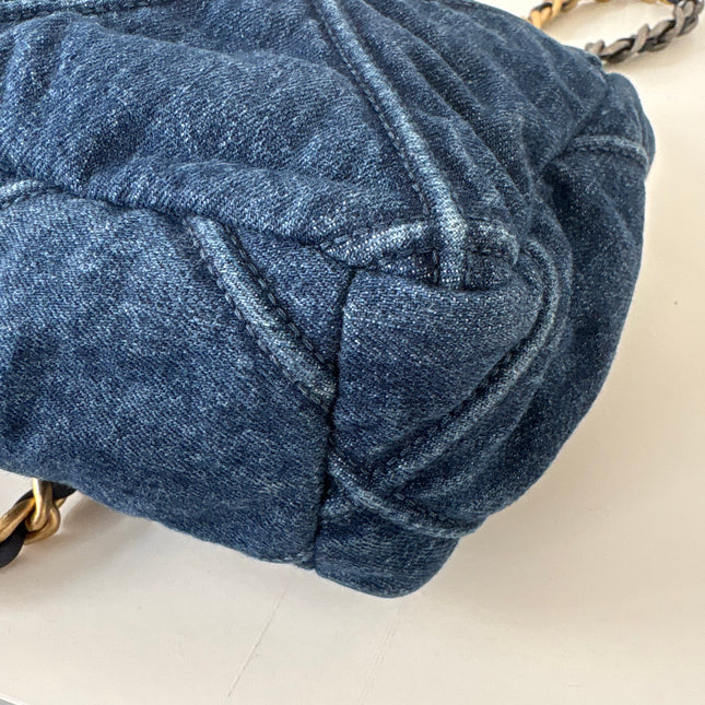 Sac Chanel 19 Small denim