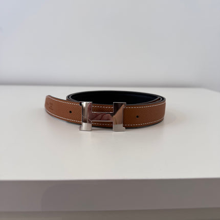 Ceinture Hermès H Réversible Gold & Noir 85cm
