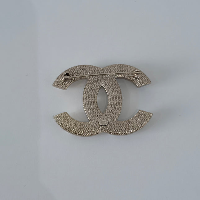 Broche Chanel Perles & strass