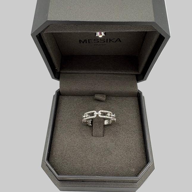 Bague Move Uno Link pavée Messika T52