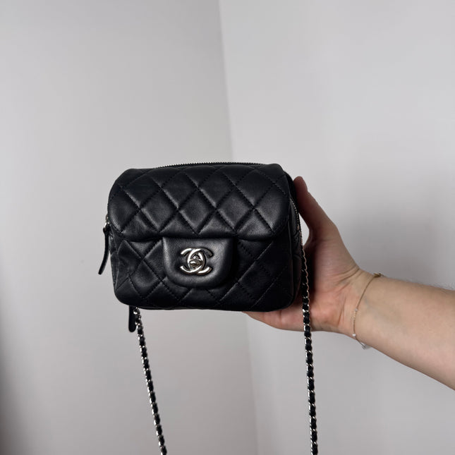 Sac Chanel mini double noir