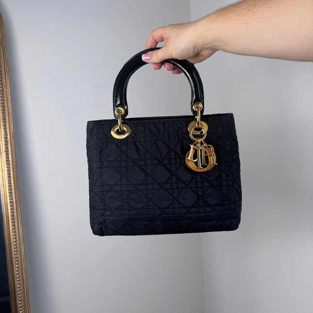 Sac Lady Dior Medium Tissu Dior