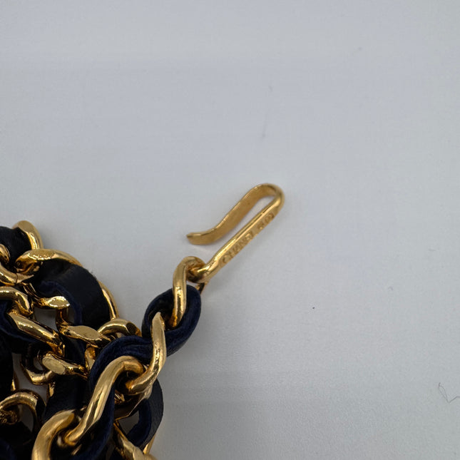 Ceinture Chanel Vintage Marine