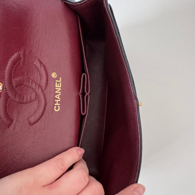Sac Chanel Timeless 23cm Vintage noir