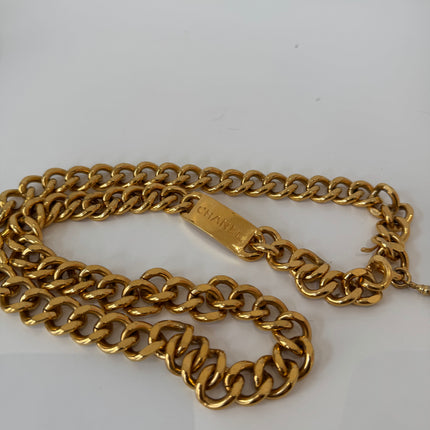 Ceinture Chanel médaillon vintage 85cm