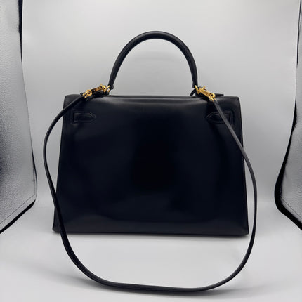 Kelly 32 Hermès Box Noir