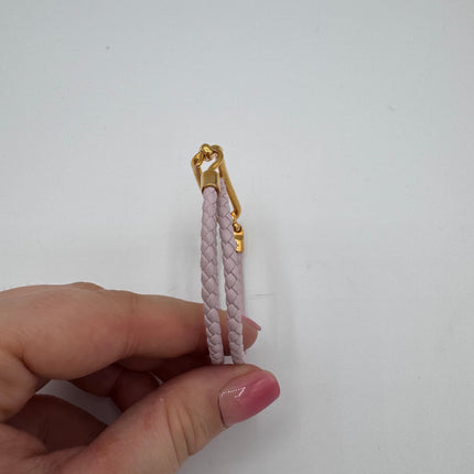 Bracelet Hermès Roulis Double Tour Mauve Pâle T2
