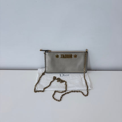 Sac Pochette Dior J'adior bandoulière mordoré