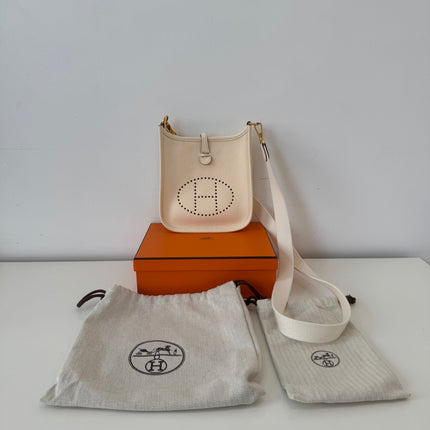 Sac Hermès Evelyne 16 craie