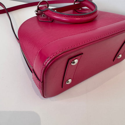 Sac Louis Vuitton BB Alma Cuir Épi Rose