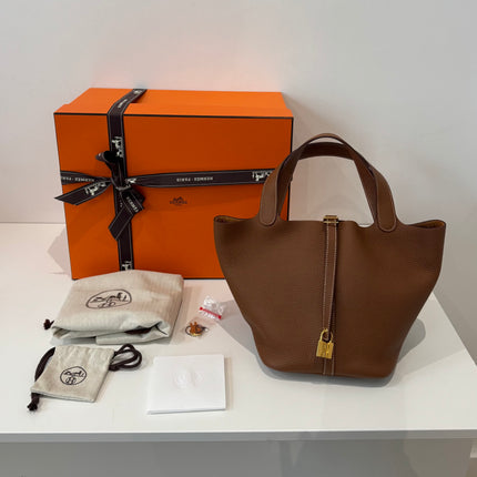 Sac Hermès Picotin 22 Gold