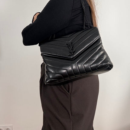 Sac Loulou Medium Saint Laurent Noir