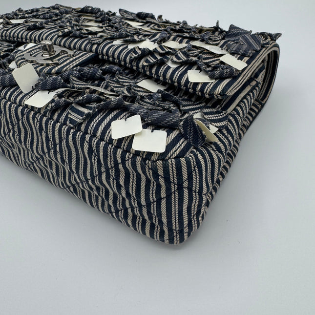Sac Chanel Timeless Tissu Rayé