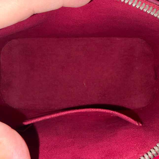 Sac Louis Vuitton BB Alma Cuir Épi Framboise