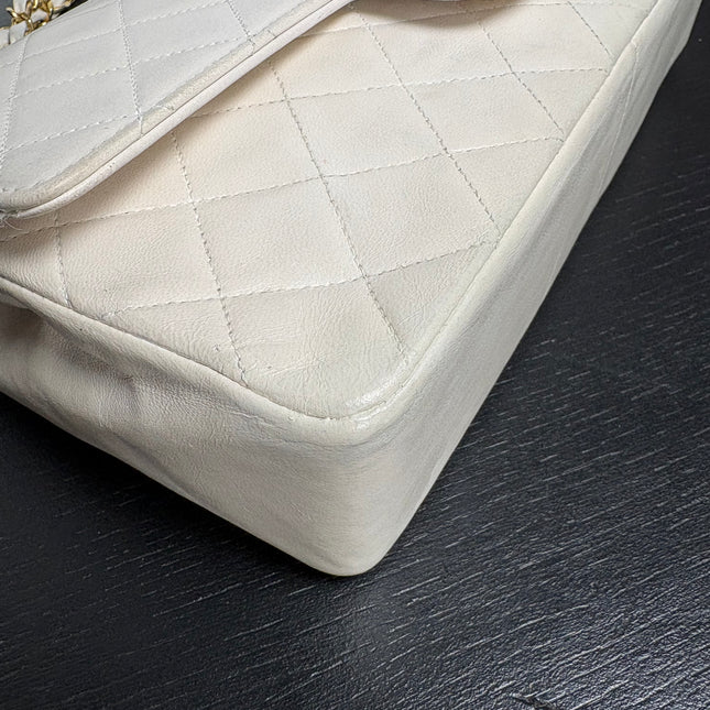 Sac Chanel Timeless Blanc cassé 25 cm