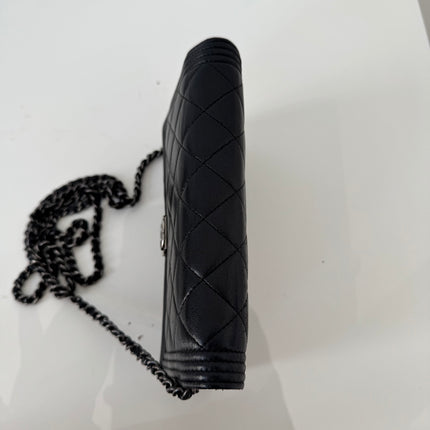 Sac Chanel Wallet on chain Boy Noir