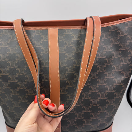 Cabas Celine Moyen Toile Triomphe