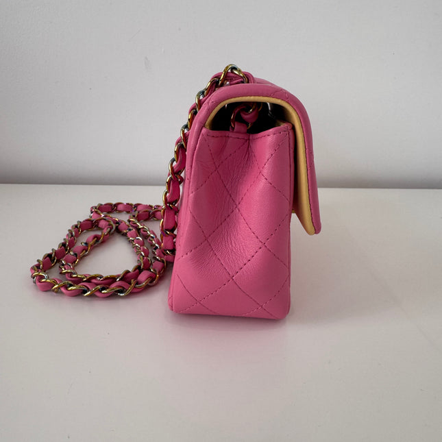 Sac Chanel Mini Timeless Rose Édition Limitée