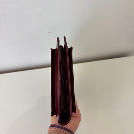 Pochette Cartier à Dragonne bordeaux