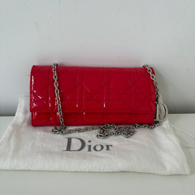 Dior Wallet on chain Géranium
