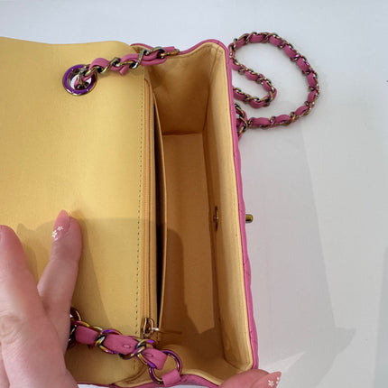 Sac Chanel Mini Timeless Rose Édition Limitée