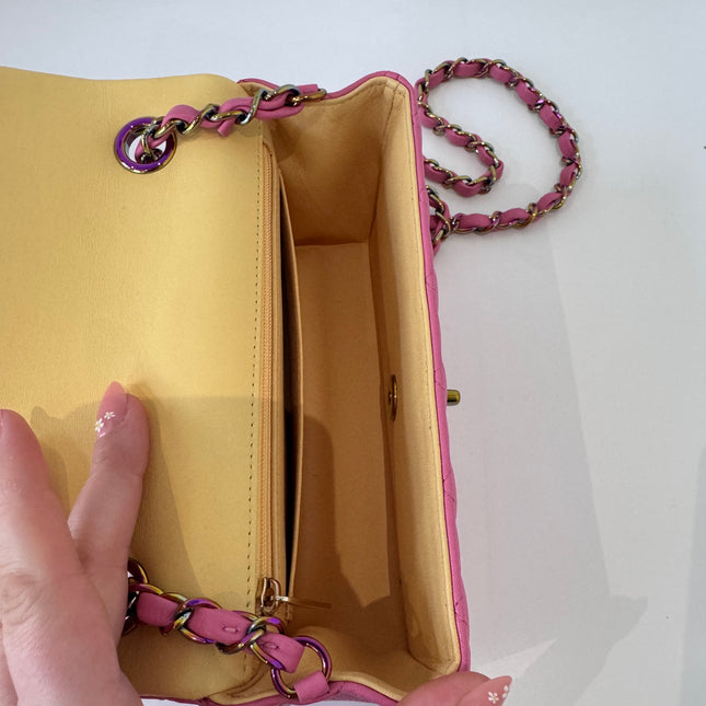 Sac Chanel Mini Timeless Rose Édition Limitée
