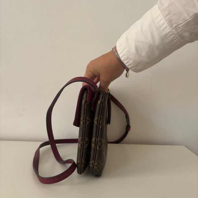 Sac Louis Vuitton Twice Monogram Burgundy