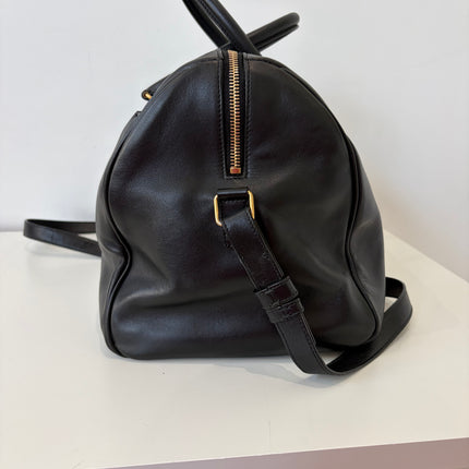 Sac Saint Laurent Duffle bandoulière Cuir Noir
