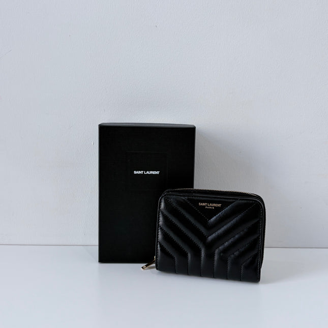 Portefeuille Saint Laurent Noir