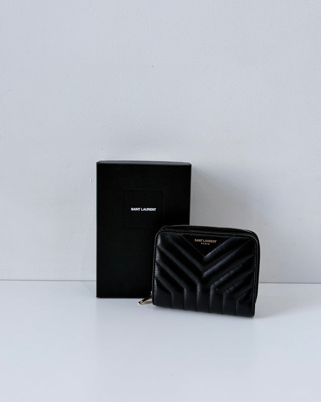 Portefeuille Saint Laurent Noir