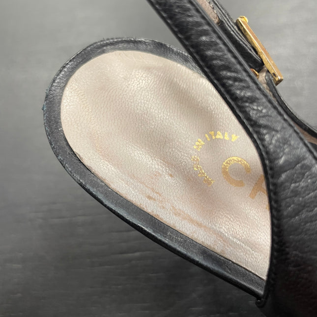 Escarpins vintage Slingback Chanel T39