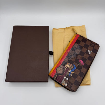 Portefeuille Louis Vuitton Zippy Damier Multicolore