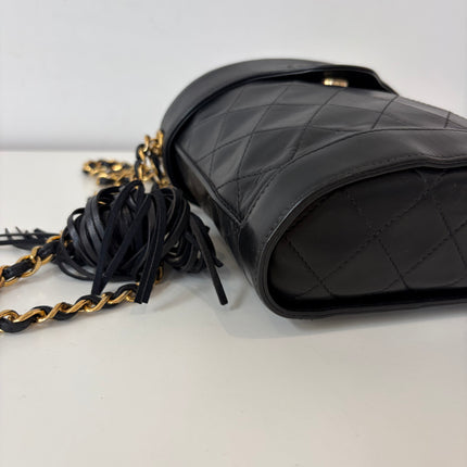 Sac Chanel Vanity bandoulière Tassel noir