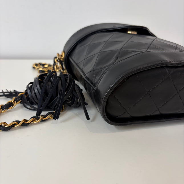 Sac Chanel Vanity bandoulière Tassel noir