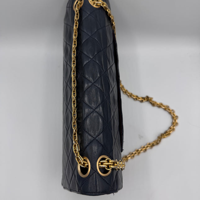 Sac Chanel Vintage Timeless Marine