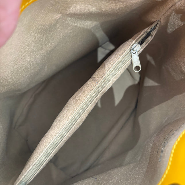Sac Courrèges seau vintage Jaune