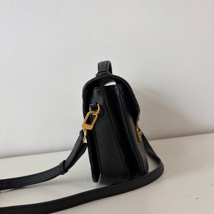 Sac Pochette Louis Vuitton Métis Cuir Empreinte Noir